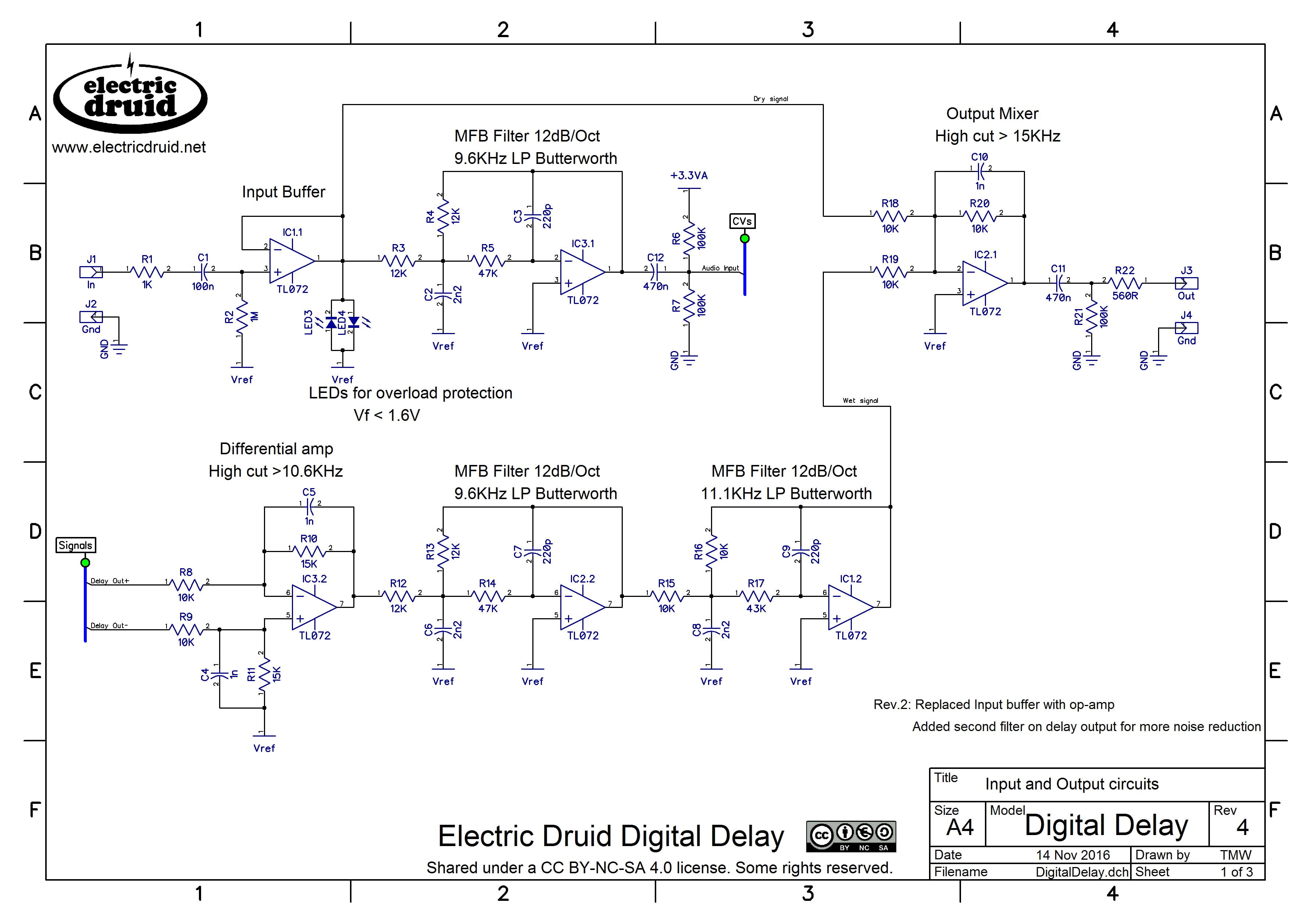 diy guitar delay pedal