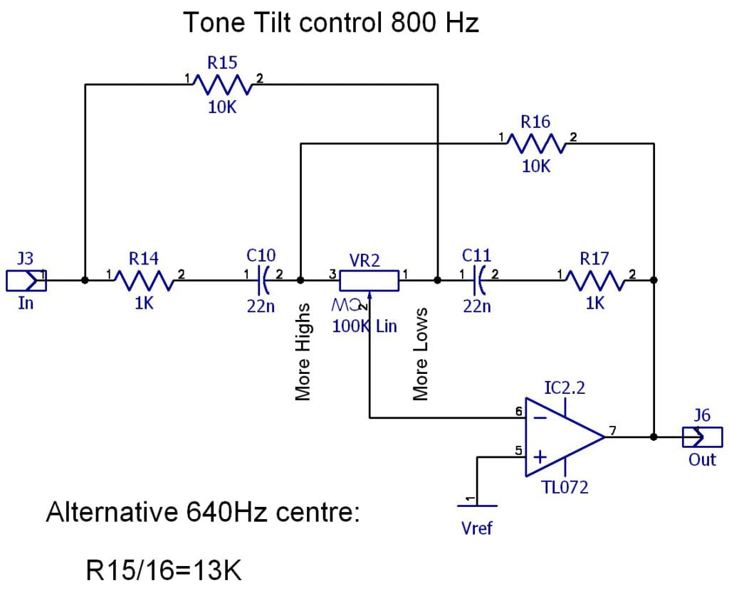 Tilt control from ESP Audio pages