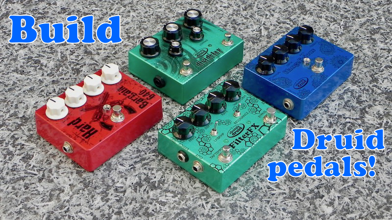 Electric Druid Synth And Stompbox Diy - Diy Digital Delay Pedal Kit